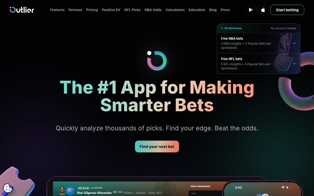 Outlier screenshot