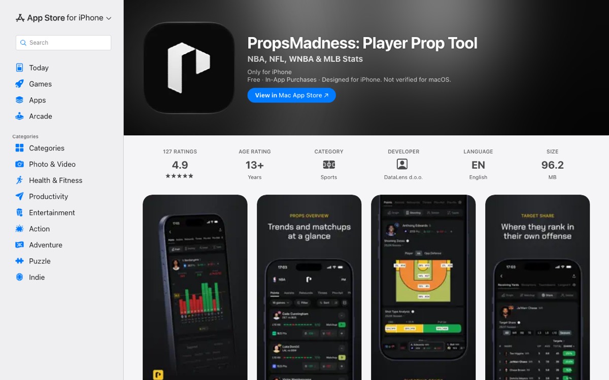 PropsMadness screenshot