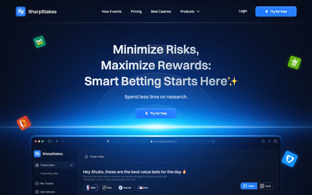 SharpStakes screenshot