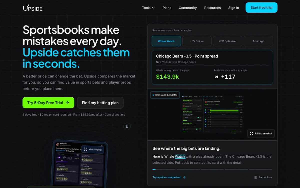 Upside Tools screenshot